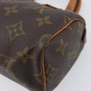 LOUIS VUITTON Monogram Mini Speedy Hand Bag M41534 LV Auth 209680-13