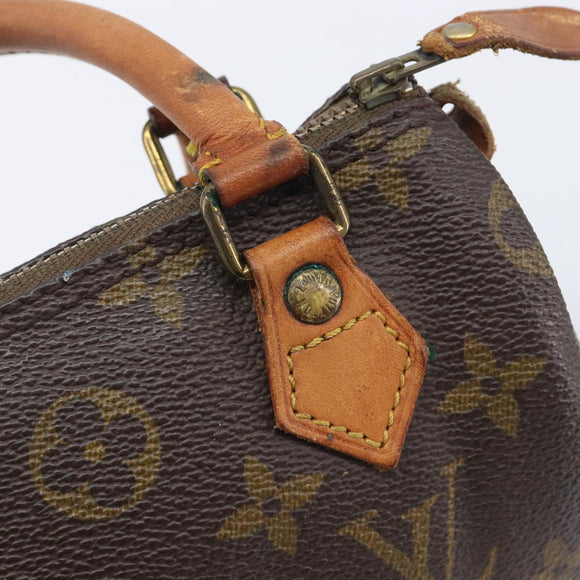 LOUIS VUITTON Monogram Mini Speedy Hand Bag M41534 LV Auth 209680