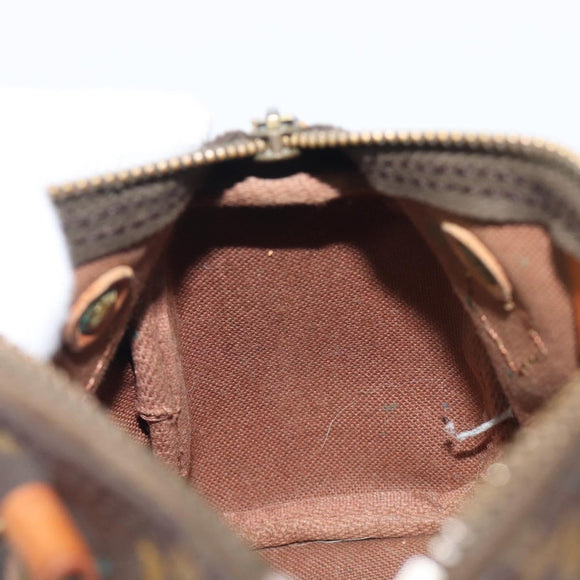 LOUIS VUITTON Monogram Mini Speedy Hand Bag M41534 LV Auth 209680