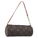 LOUIS VUITTON Monogram Papillon Pouch Pouch LV Auth 209683-1