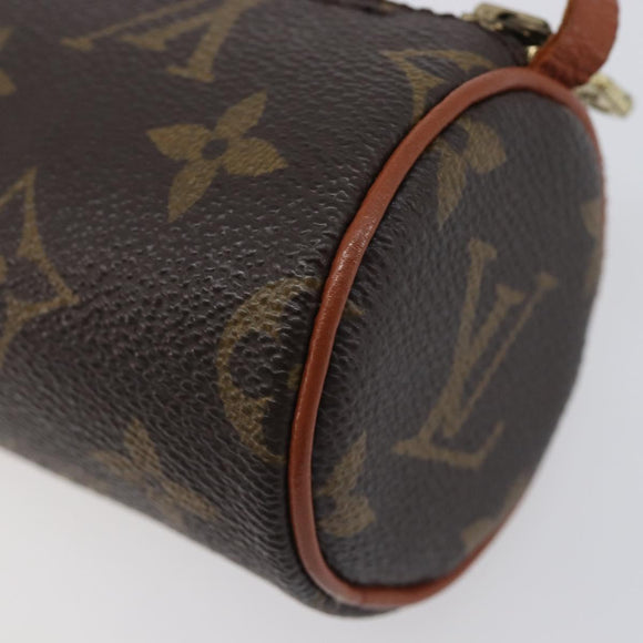 LOUIS VUITTON Monogram Papillon Pouch Pouch LV Auth 209683
