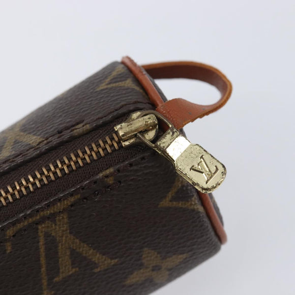 LOUIS VUITTON Monogram Papillon Pouch Pouch LV Auth 209683