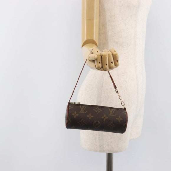 LOUIS VUITTON Monogram Papillon Pouch Pouch LV Auth 209683