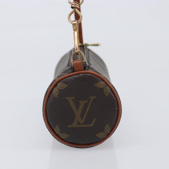 LOUIS VUITTON Monogram Papillon Pouch Pouch LV Auth 209683