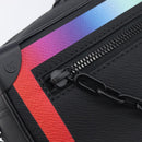 LOUIS VUITTON Taiga Rainbow Mini Soft Trunk Bag Black M30351 LV Auth 209684SAM-20