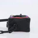LOUIS VUITTON Taiga Rainbow Mini Soft Trunk Bag Black M30351 LV Auth 209684SAM-4