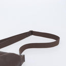 HERMES Good News GM Shoulder Bag Leather Dark Brown Silver Auth 209685V-8