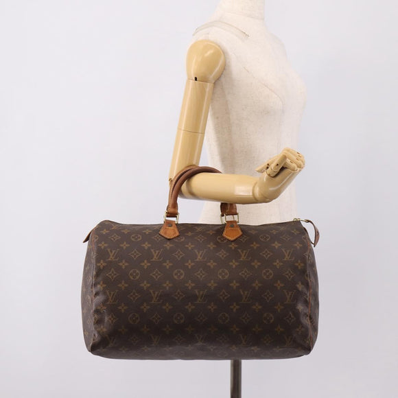 LOUIS VUITTON Monogram Speedy 40 Hand Bag M41522 LV Auth 209686