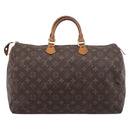 LOUIS VUITTON Monogram Speedy 40 Hand Bag M41522 LV Auth 209686-3