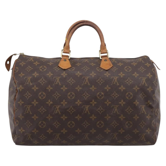 LOUIS VUITTON Monogram Speedy 40 Hand Bag M41522 LV Auth 209686