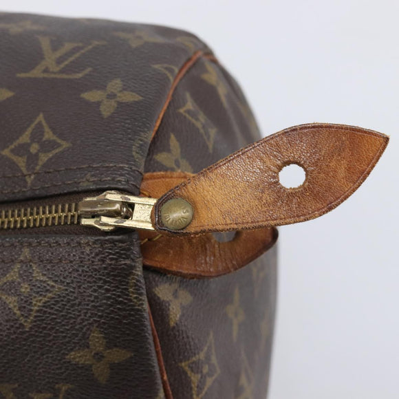 LOUIS VUITTON Monogram Speedy 30 Hand Bag M41526 LV Auth 209687