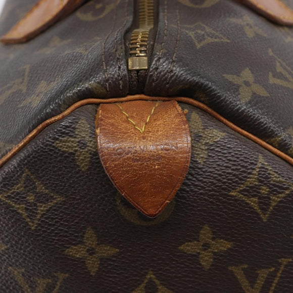 LOUIS VUITTON Monogram Speedy 30 Hand Bag M41526 LV Auth 209687