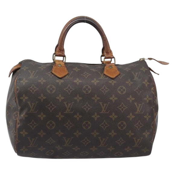 LOUIS VUITTON Monogram Speedy 30 Hand Bag M41526 LV Auth 209687