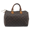 LOUIS VUITTON Monogram Speedy 30 Hand Bag M41526 LV Auth 209687-3