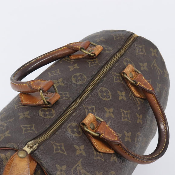 LOUIS VUITTON Monogram Speedy 30 Hand Bag M41526 LV Auth 209687