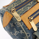 LOUIS VUITTON Monogram Denim Neo Speedy Hand Bag Blue M95019 LV Auth 209688V-15