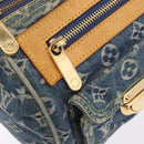 LOUIS VUITTON Monogram Denim Neo Speedy Hand Bag Blue M95019 LV Auth 209688V-16