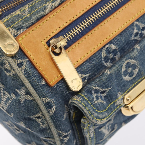 LOUIS VUITTON Monogram Denim Neo Speedy Hand Bag Blue M95019 LV Auth 209688V