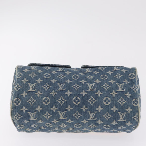 LOUIS VUITTON Monogram Denim Neo Speedy Hand Bag Blue M95019 LV Auth 209688V