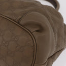 GUCCI GuccissimaGG Sukey Hand Bag Leather Brown Gold Tone 247902 Auth 209691A-12