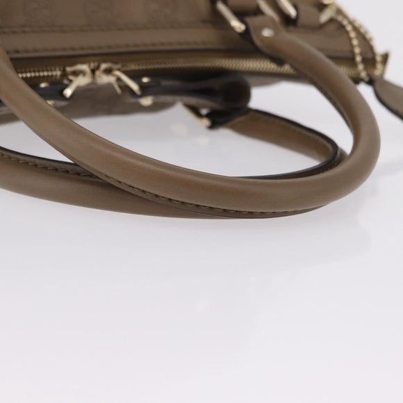 GUCCI GuccissimaGG Sukey Hand Bag Leather Brown Gold Tone 247902 Auth 209691A