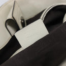 GUCCI GG Canvas Web Sherry Line Tote Bag Beige Silver 232970 Auth 209693-23