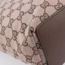 GUCCI GG Canvas Tote Bag Pink Gold Tone 002 1099 Auth 209694-13