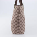 GUCCI GG Canvas Tote Bag Pink Gold Tone 002 1099 Auth 209694-5