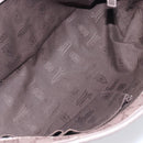 GUCCI GG Implementation Tote Bag PVC Leather Silver 211138 Auth 209695-17