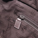 GUCCI GG Implementation Tote Bag PVC Leather Silver 211138 Auth 209695-20
