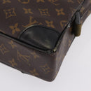LOUIS VUITTON Monogram Macassar Porte Documents Voyage Bag M52005 LV Auth 209702-15