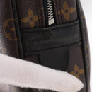 LOUIS VUITTON Monogram Macassar Porte Documents Voyage Bag M52005 LV Auth 209702-20