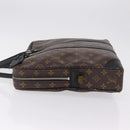 LOUIS VUITTON Monogram Macassar Porte Documents Voyage Bag M52005 LV Auth 209702-6