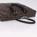 LOUIS VUITTON Monogram Macassar Porte Documents Voyage Bag M52005 LV Auth 209702-8