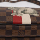 LOUIS VUITTON Damier Ebene Chapman Brothers Nile PM Bag N42704 LV Auth 209703A-6