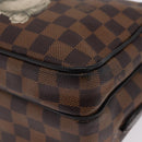 LOUIS VUITTON Damier Ebene Chapman Brothers Nile PM Bag N42704 LV Auth 209703A-17