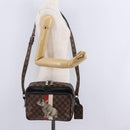 LOUIS VUITTON Damier Ebene Chapman Brothers Nile PM Bag N42704 LV Auth 209703A-28