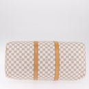 LOUIS VUITTON Damier Azur Keepall 50 Boston Bag N41430 LV Auth 209705V-11