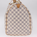 LOUIS VUITTON Damier Azur Keepall 50 Boston Bag N41430 LV Auth 209705V-5