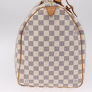 LOUIS VUITTON Damier Azur Keepall 50 Boston Bag N41430 LV Auth 209705V-6