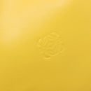 LOEWE Shoulder Bag Leather Yellow Gold Auth 209708V-15