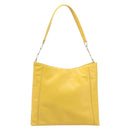 LOEWE Shoulder Bag Leather Yellow Gold Auth 209708V-2