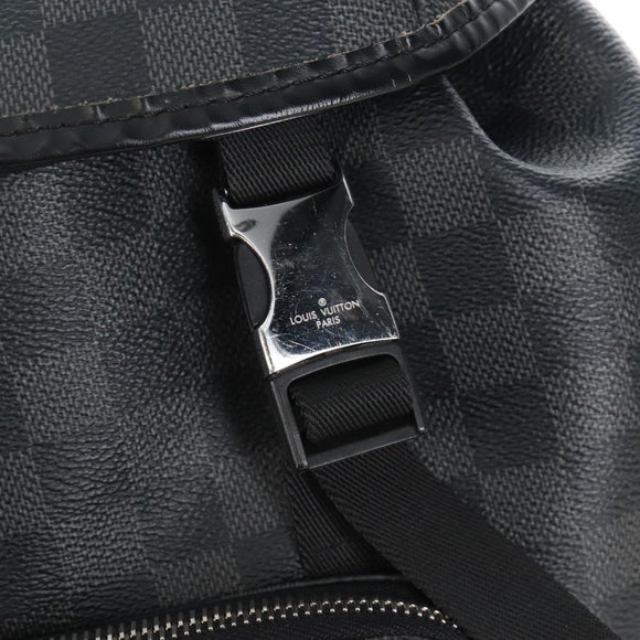 LOUIS VUITTON Damier Graphite Christopher PM Backpack N40005 LV Auth 209712SAV
