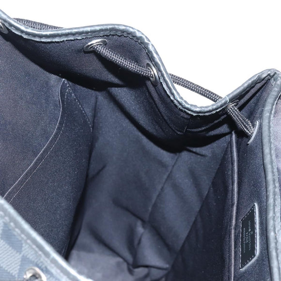 LOUIS VUITTON Damier Graphite Christopher PM Backpack N40005 LV Auth 209712SAV