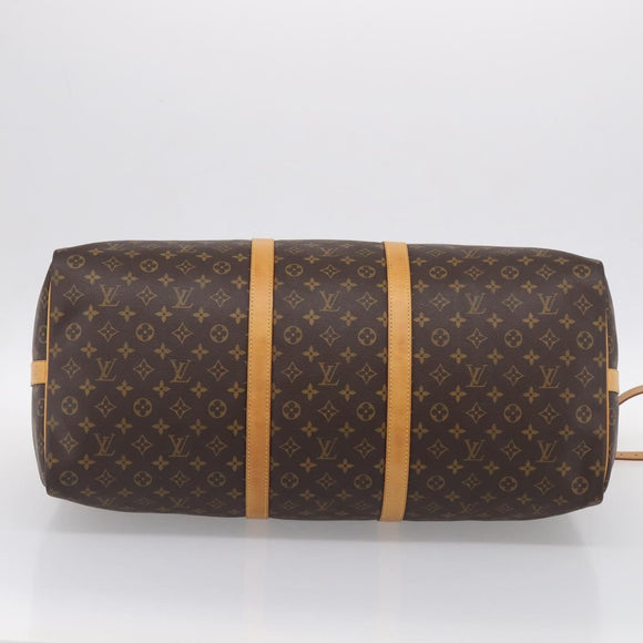 LOUIS VUITTON Monogram Keepall Bandouliere 60 Boston Bag M41412 LV Auth 209721V