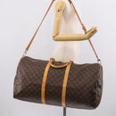 LOUIS VUITTON Monogram Keepall Bandouliere 60 Boston Bag M41412 LV Auth 209721V-23