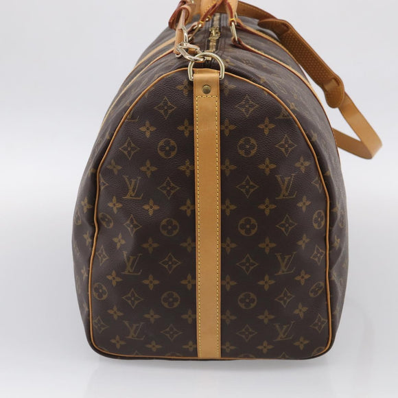 LOUIS VUITTON Monogram Keepall Bandouliere 60 Boston Bag M41412 LV Auth 209721V