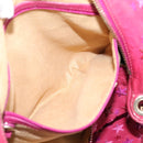 Jimmy Choo Shoulder Bag Leather Pink Gold Tone Auth 209724A-24