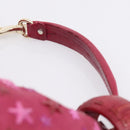 Jimmy Choo Shoulder Bag Leather Pink Gold Tone Auth 209724A-8