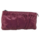 GUCCI Chain Clutch Bag Leather Pink Silver 229397 Auth 209726A-2